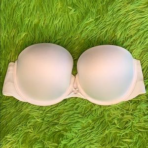 White Strapless Bra